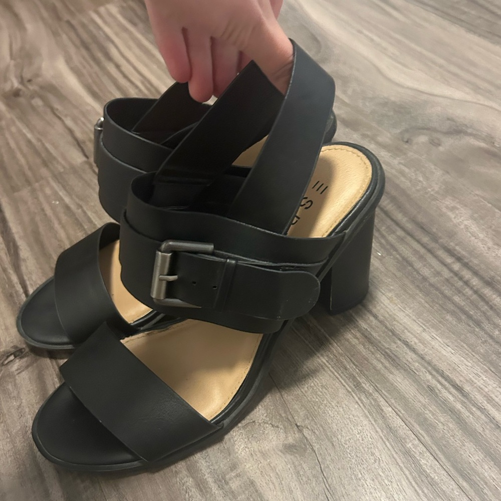 Esprit Black Strappy Heels (7)